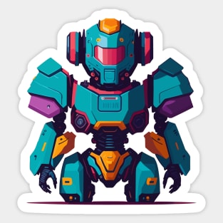 Cute Robot Sticker